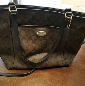 Coach signature tote